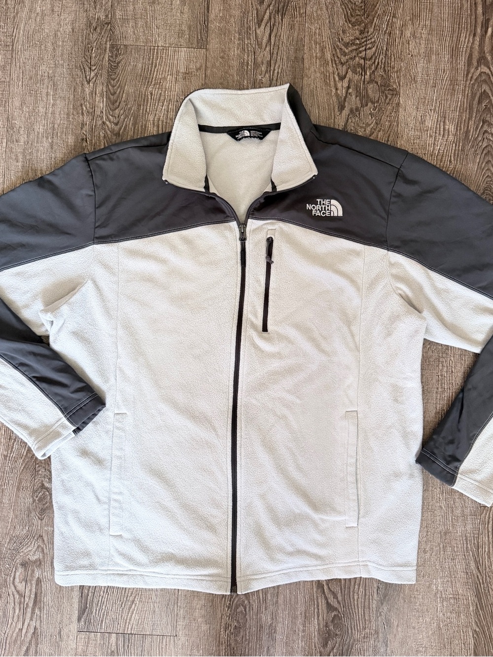 Jordan Two-Tone Lightweight Jacket - Light Gray and Black